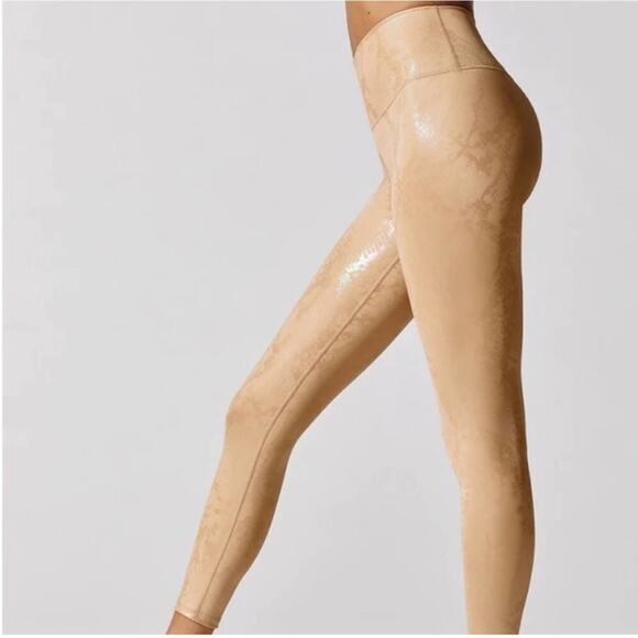 NWT Carbon38 Metallic Snake High Rise 7/8 Legging - Picture 9 of 12